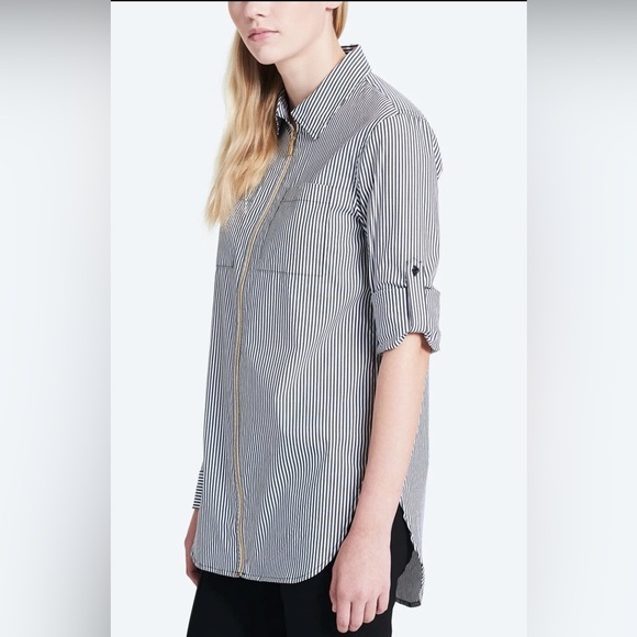 Women’s Calvin Klein zipper blouse XS - Picture 3 of 12